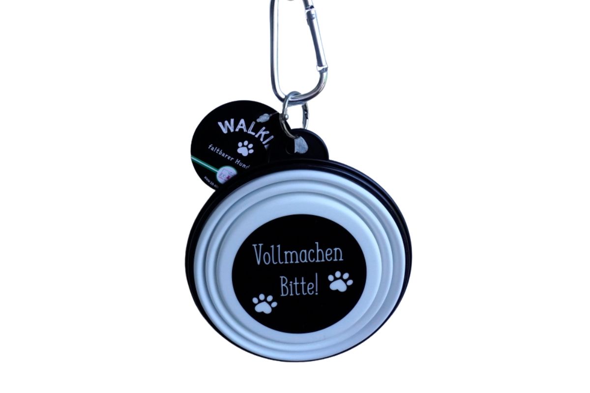 Walkies Hundenapf to go Faltbar Vollmachen Bitte!3
