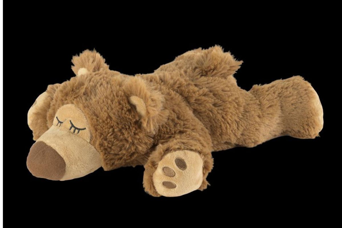 Warmies® Sleepy Bear braun Wärmestofftier Baby2