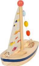 Lade das Bild in den Galerie-Viewer, Wasserspielzeug Segelboot Großer Ozean Spielzeug Holz4
