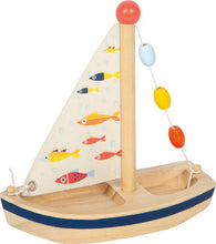 Lade das Bild in den Galerie-Viewer, Wasserspielzeug Segelboot Großer Ozean Spielzeug Holz

