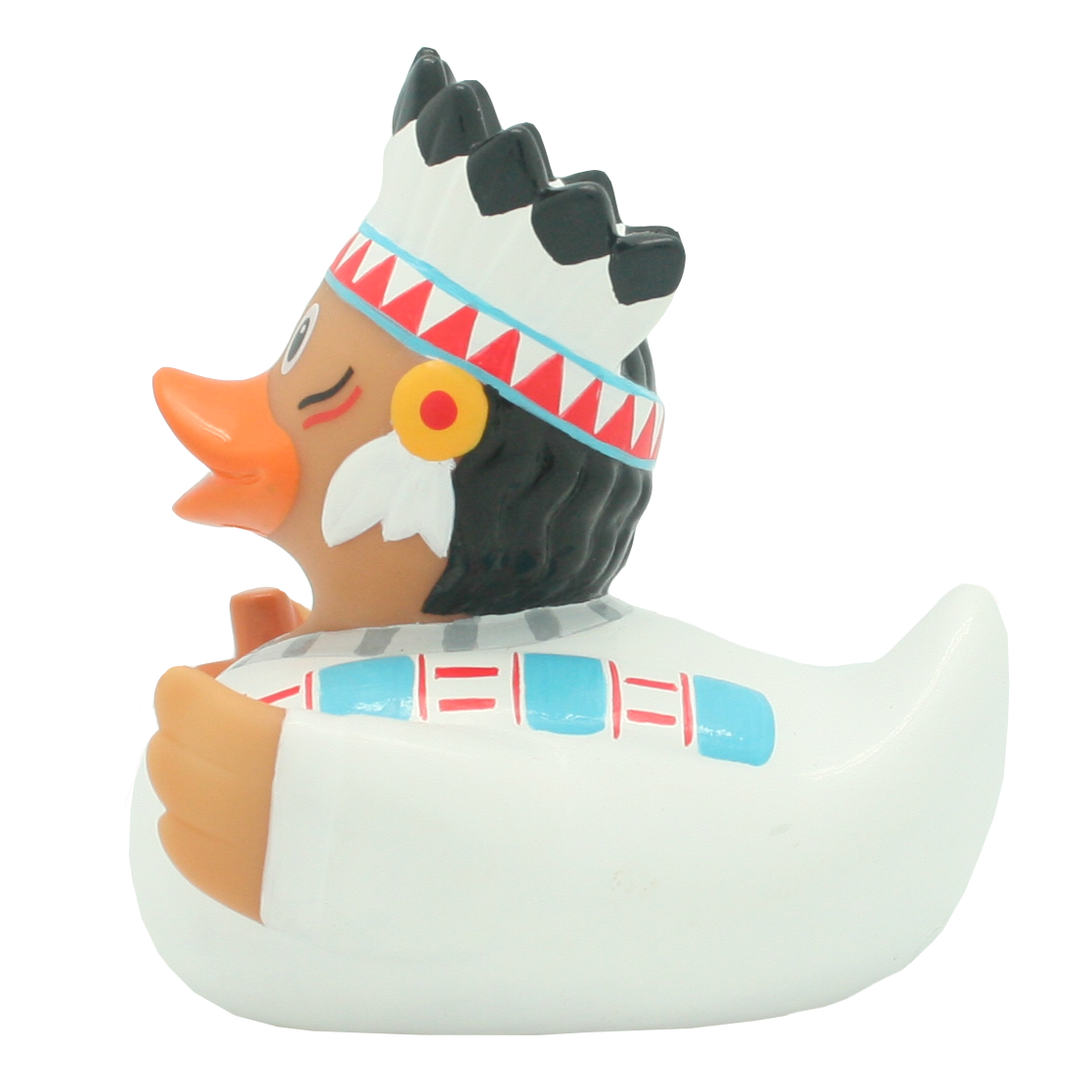 Häuptling Ente, LILALU, Badeente, Sammlerstück, Indianer, lustige Schwimmenten