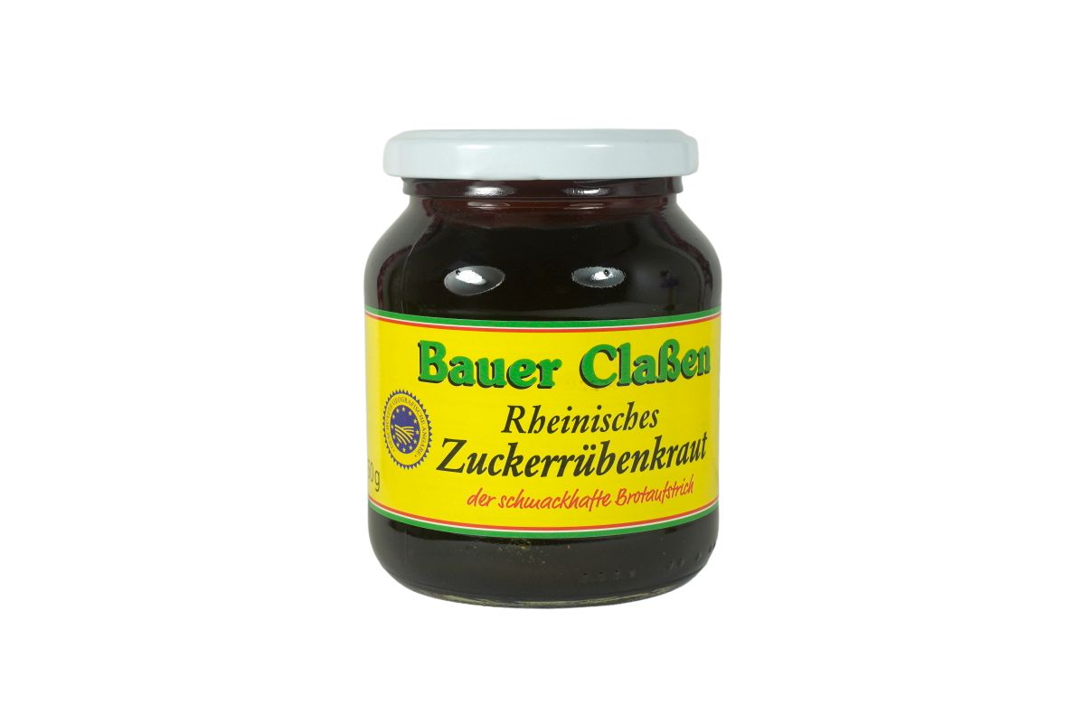 Rheinisches Zuckerrübenkraut Rübensirup Bauer Claßen 450g Glas