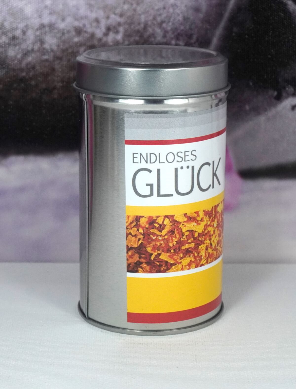 Endloses Glück von Kräuterküche Gewürzzubereitung Hand abgefüllt 125gr. Dose
