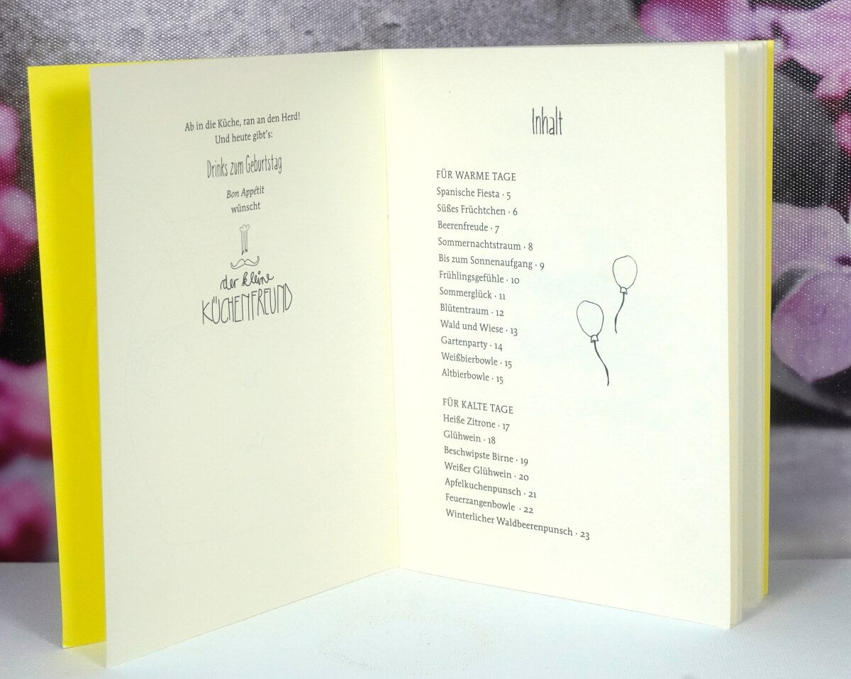 Herzlichen Glückspunsch Drinks zum Geburtstag Der kleine Küchenfreund Buch4