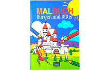 Load the picture into the gallery viewer, Malbuch Burgen und Ritter

