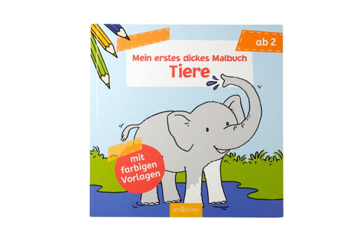 Mein erstes dickes Malbuch Tiere ab 2 Jahre