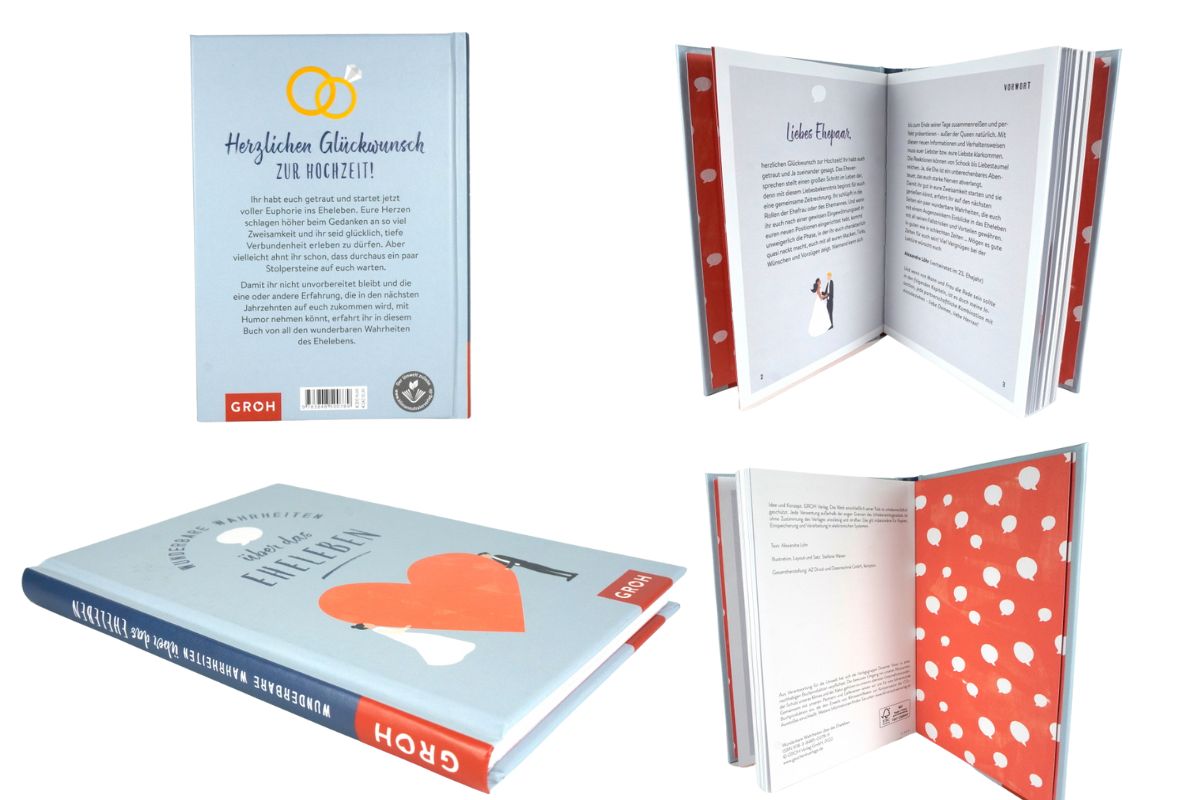 Wunderbare Wahrheiten über das Eheleben Buch gebunden Hochzeitsgeschenk2