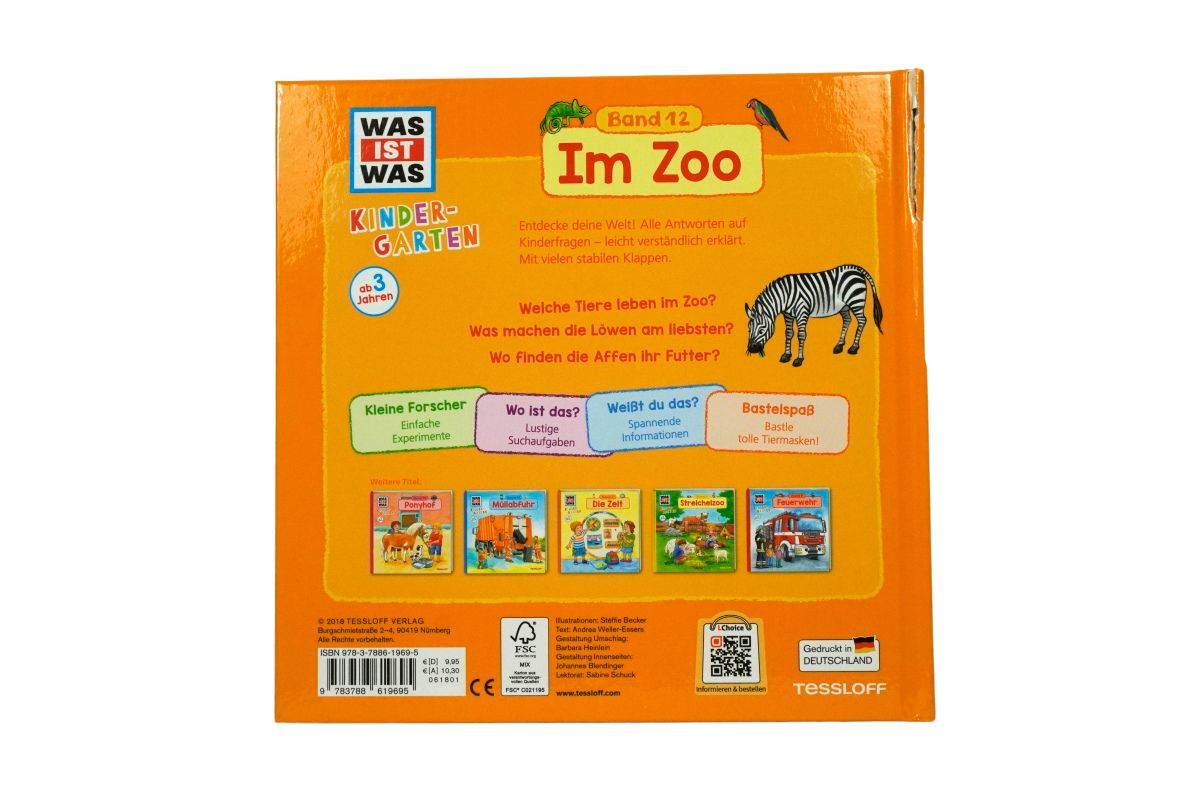 Was ist was Kindergarten im Zoo Band 12 gebundenes Buch4