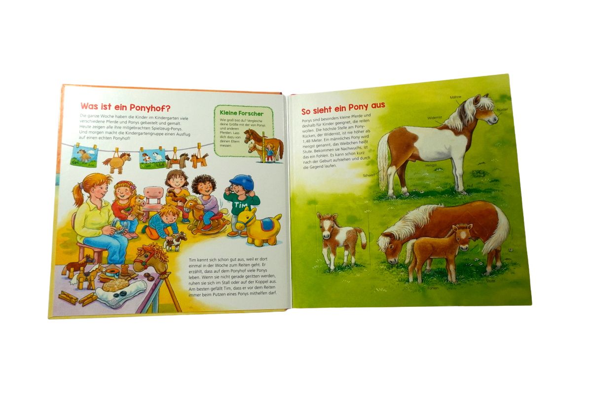 Was ist was Kindergarten Ponyhof Band 10 gebundenes Buch4