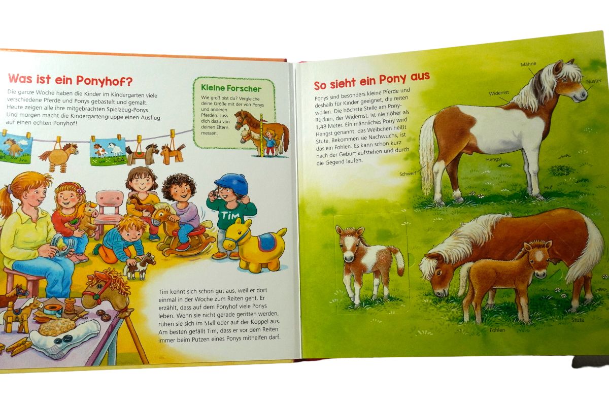 Was ist was Kindergarten Ponyhof Band 10 gebundenes Buch2