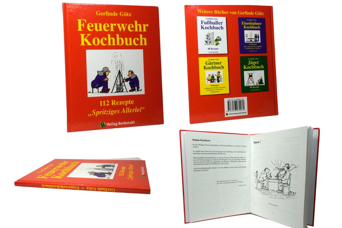 Feuerwehr Kochbuch 112 Rezepte Spritziges Allerlei Buch geb.2