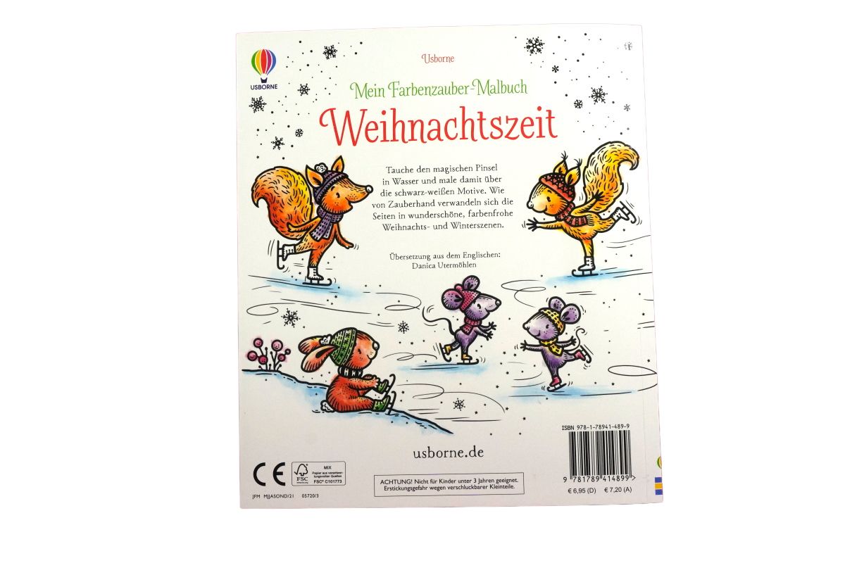 Mein Farbenzauber-Malbuch: Weihnachtszeit Taschenbuch3
