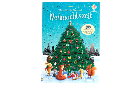 Meine glitzernde Stickerwelt Weihnachtszeit mit über 200 Stickern Taschenbuch 