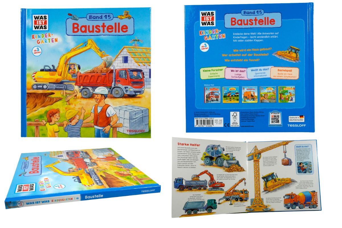Was ist was Kindergarten Baustelle Band 15 gebundenes Buch2