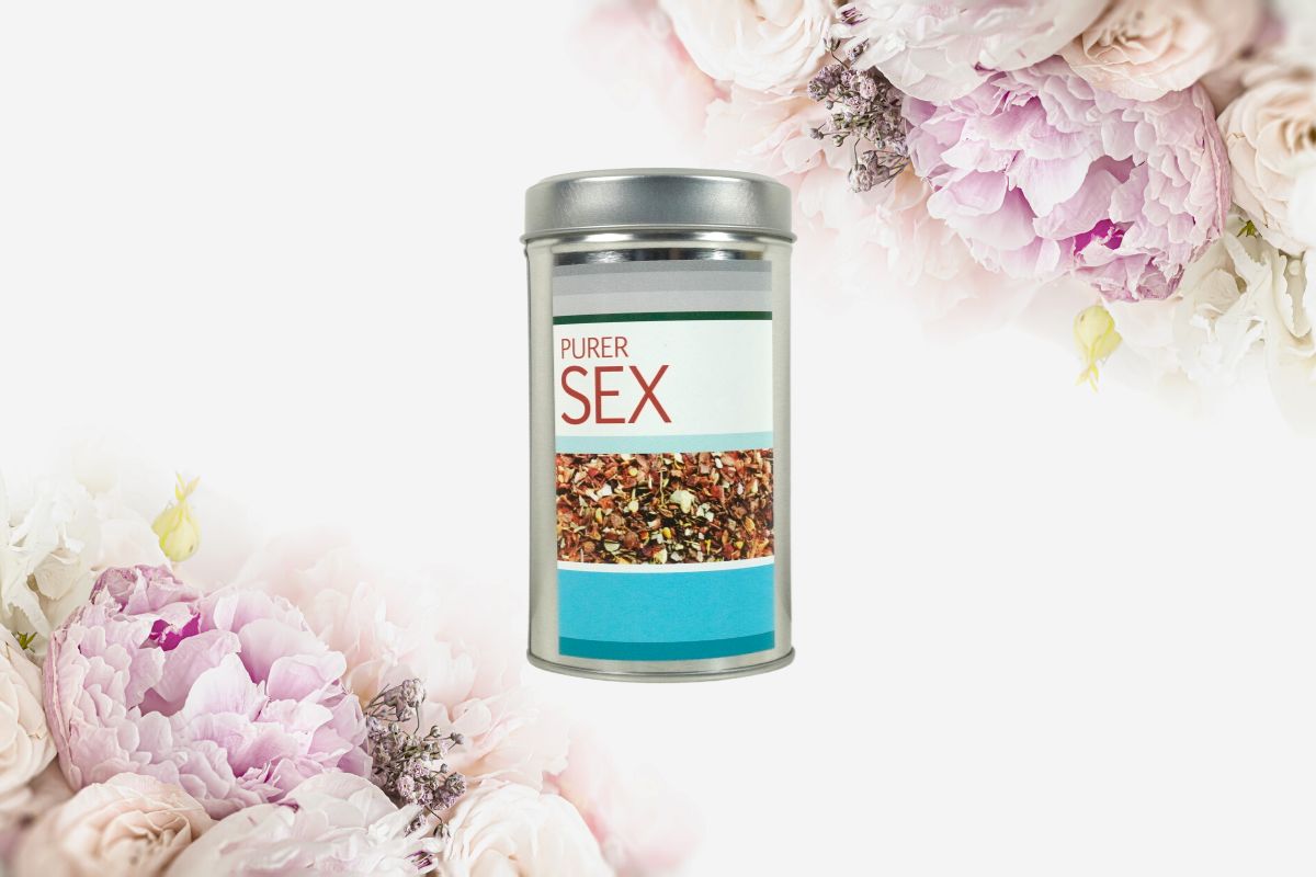 Purer Sex von Kräuterküche Gewürzzubereitung Hand abgefüllt 90gr. Dose