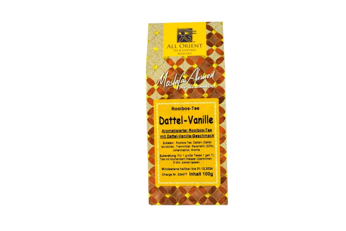 Dattel-Vanille Tee Aromatisierte Rooibo Früchteteemischung 100g3
