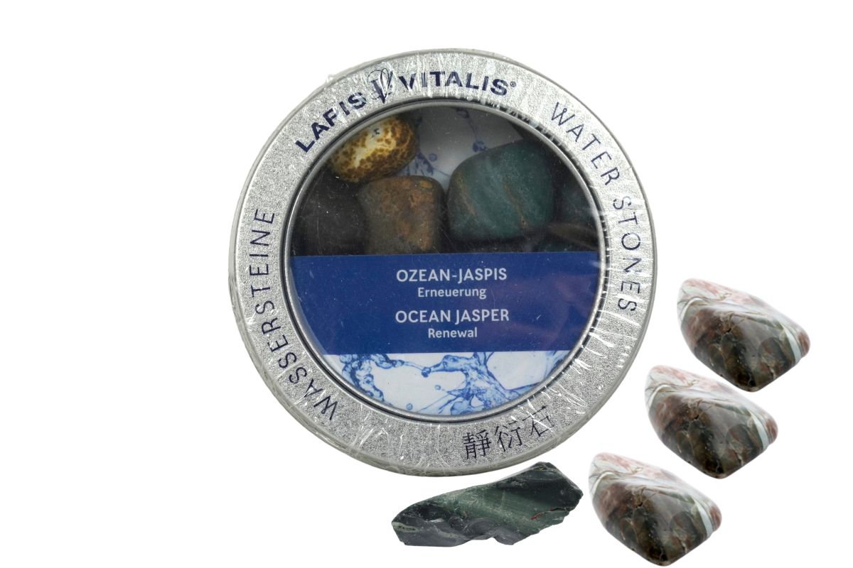 Lapis Vitalis Wassersteine Energie Steine Ozeanjaspis 100g