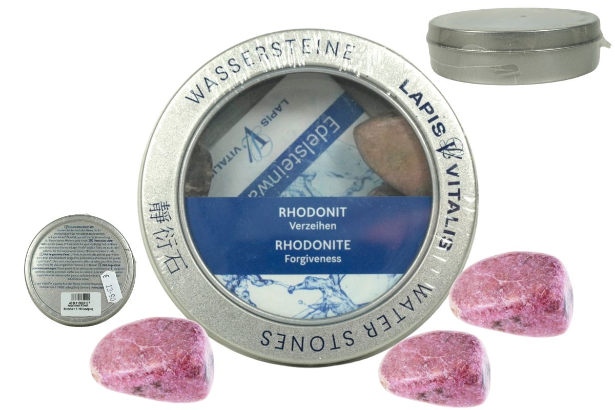 Lapis Vitalis Wassersteine Energie Steine Rhodonit 100g2