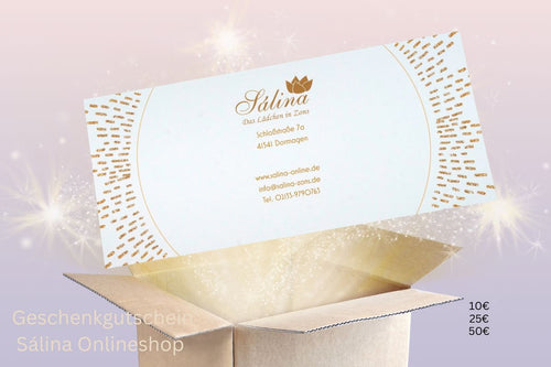 Sálina Onlineshop Geschenkgutschein
