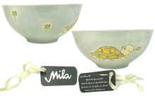 Lade das Bild in den Galerie-Viewer, Mila Müslischale Schale Schildkröte Keramik Handbemalt 5

