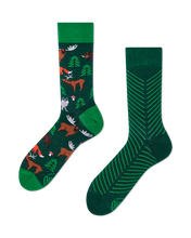 Lade das Bild in den Galerie-Viewer, Strümpfe Scout Memory, Many Mornings, Socken, Unisex, Natur, Wald, 80 % Baumwolle
