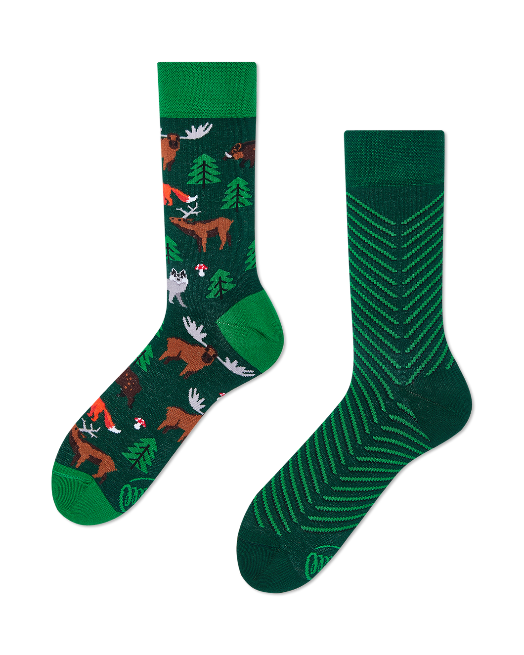Strümpfe Scout Memory, Many Mornings, Socken, Unisex, Natur, Wald, 80 % Baumwolle