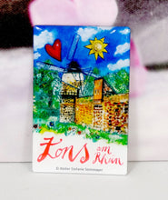 Load the picture into the gallery viewer, Magnet Zons am Rhein Magnet mit Spruch Souvenir Feste Zons 8,5cm
