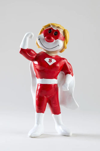 Schmitzens` Karnevals Clown Figur Kölsche Superman 20 cm Kölner Karneval