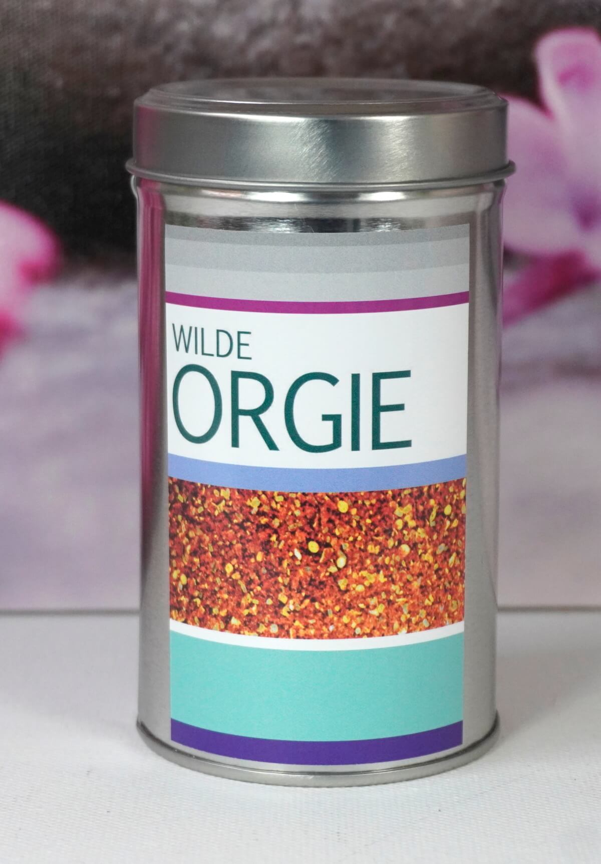 Wilde Orgie von Kräuterküche Gewürzzubereitung Hand abgefüllt 125gr. Dose