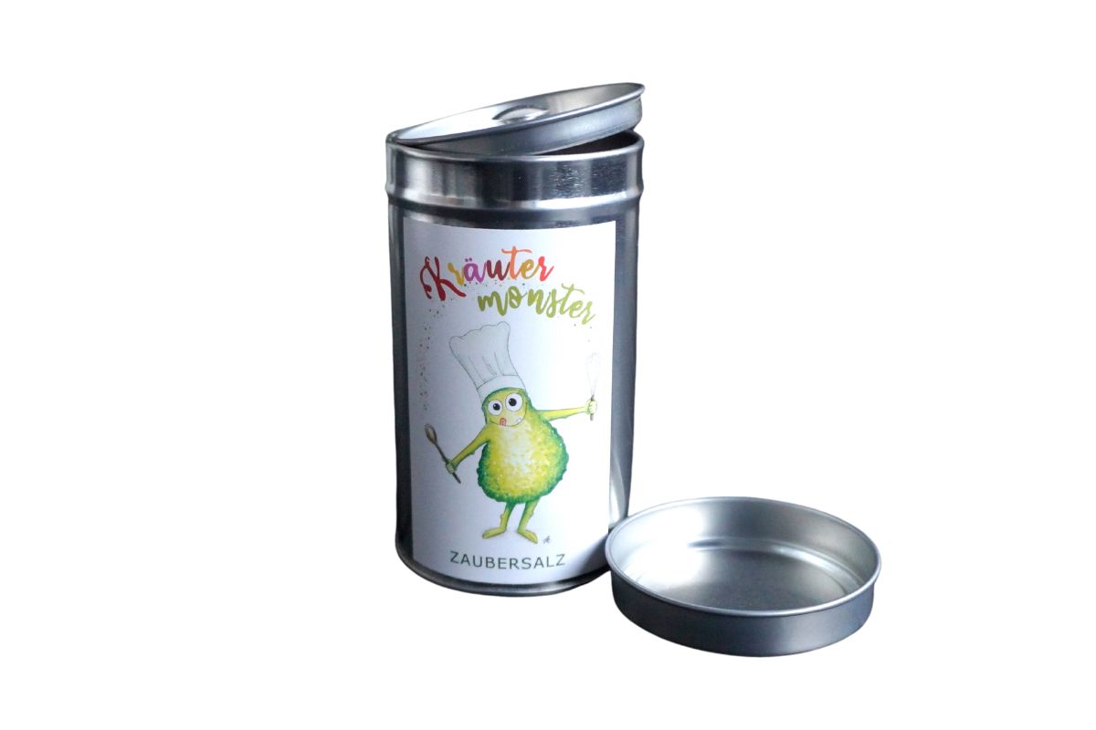 Zaubersalz von Kräuterküche Pommes Kartoffel Salz Mix von Hand abgefüllt 200gr. Dose2