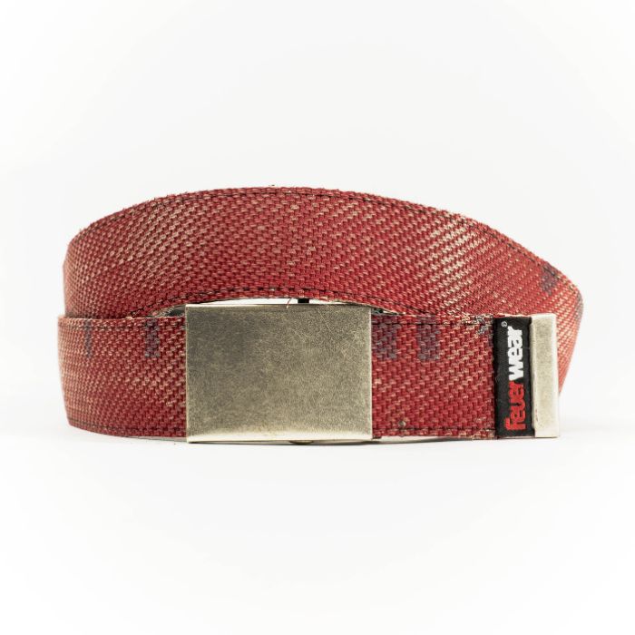 Gürtel Bill, Feuerwear, Unikate, Nachhaltigkeit, Feuerwehrschlauch, Feuerwehr, Weiß, Rot, Schwarz, Upcycling 6