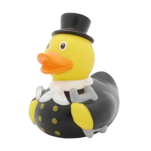 Schornsteinfeger-Ente, LILALU, Badeente, Sammlerstück, Glücksbringer, lustige Schwimmenten