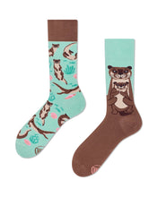Load the picture into the gallery viewer, Strümpfe Otter Stories, Many Mornings, Socken, Unisex, Otter, 80 % Baumwolle
