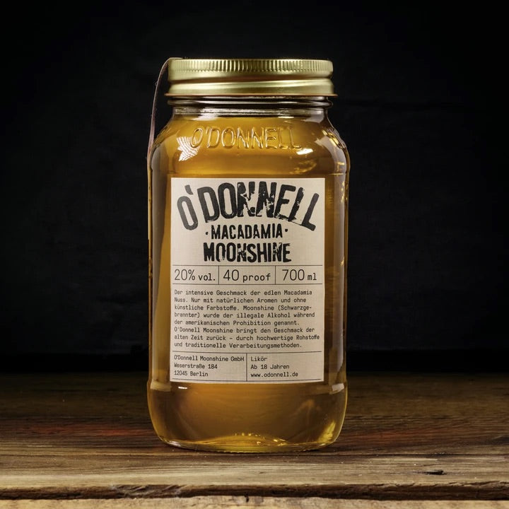 Moonshine Macadamia, O’DONNELL, Likör, Nüsse, Vanille, 700 ml, 350 ml