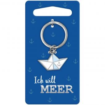 Mini-Schlüsselanhänger »Ich will Meer«