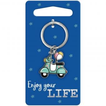 Mini-Schlüsselanhänger »Enjoy your Life«