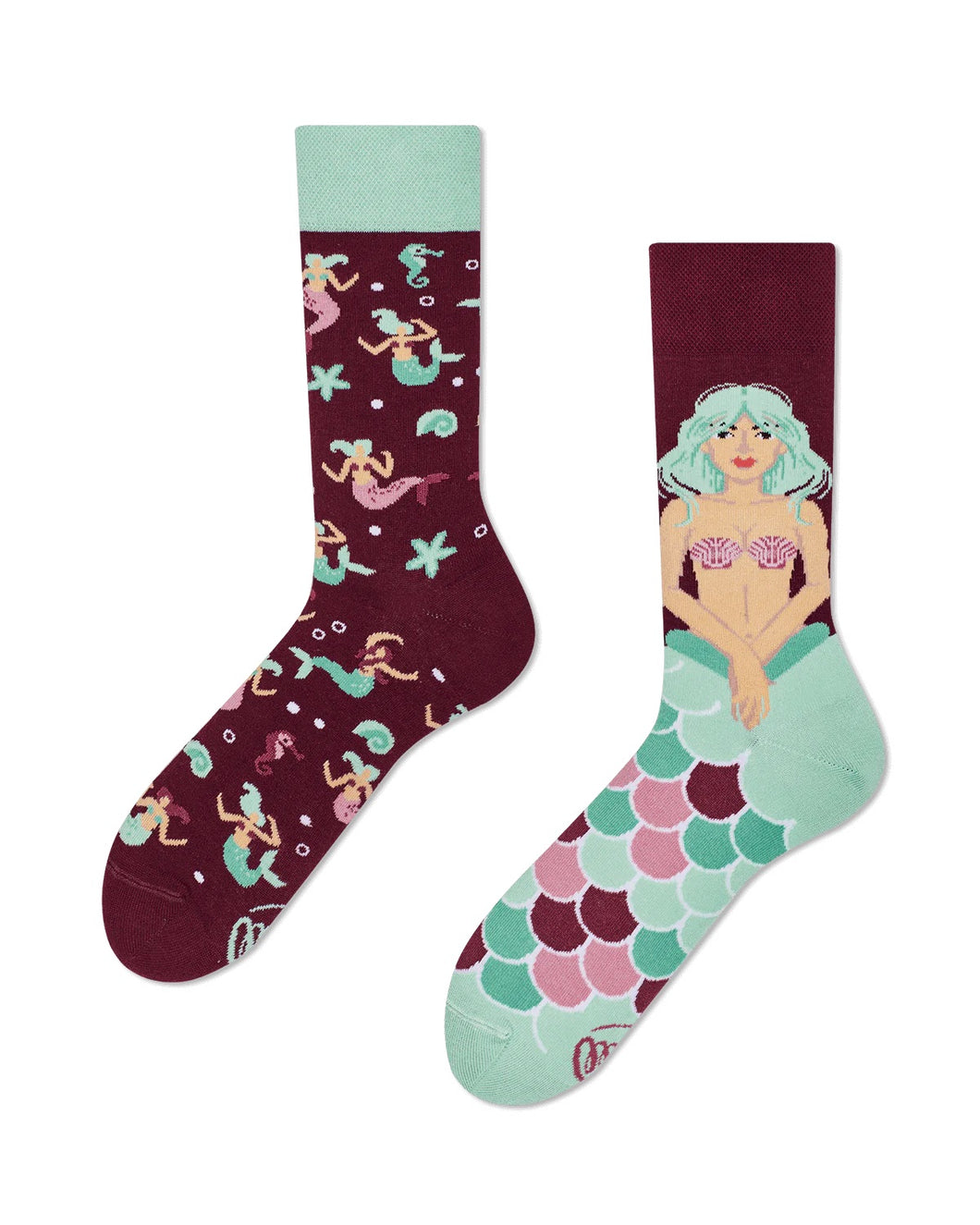 Strümpfe Mystic Mermaid, Many Mornings, Socken, Unisex, Meerjungfrauen, 80 % Baumwolle