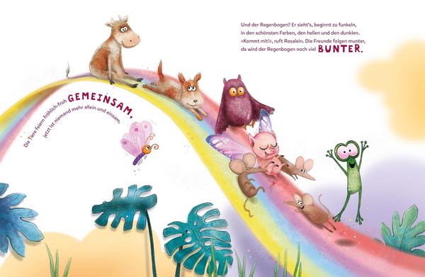 Rosalein Schmetterschwein „Zusammen sind wir kunterbunt“, Steffi Hahn, FISCHER Verlag Sauerländer, Buch, Kinder, Kinderbücher, Geschenkideen