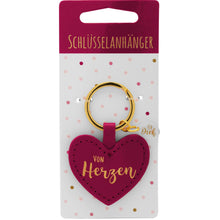 Lade das Bild in den Galerie-Viewer, Schlüsselanhänger »Von Herzen für Dich« brombeere, Sheepworld, Geschenkidee, Frauen, Liebe, Muttertag

