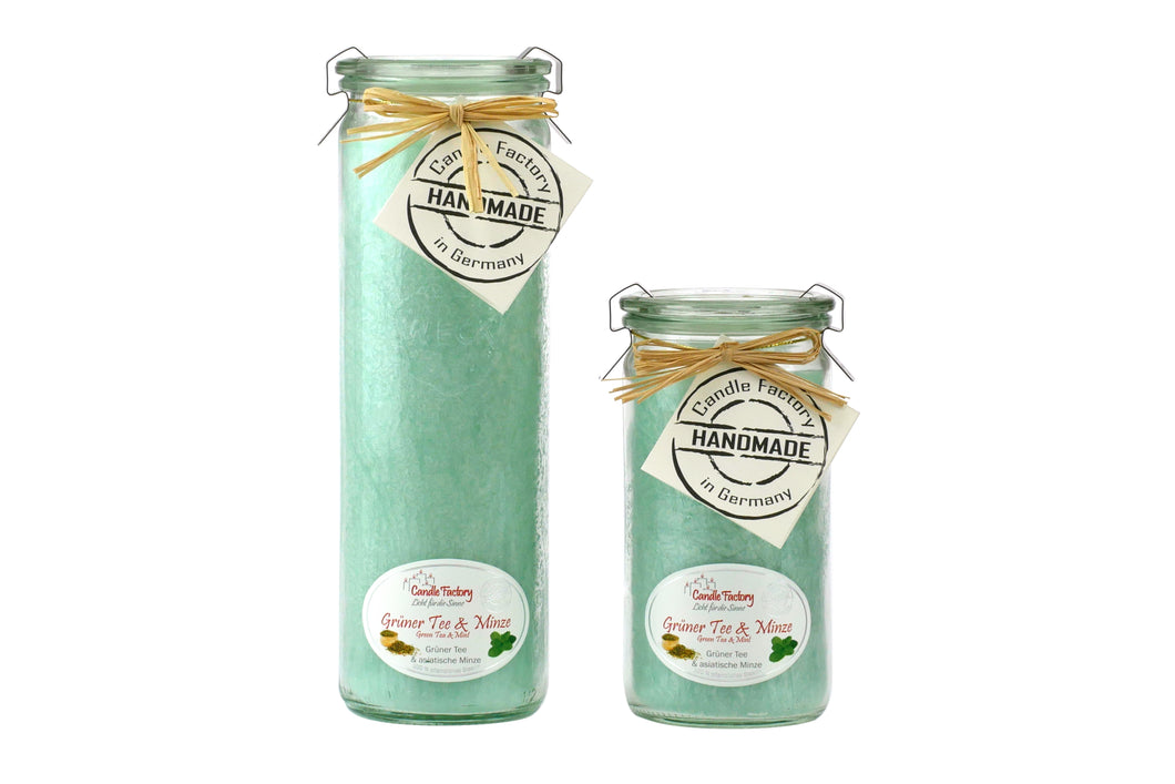 <transcy>Candle Factory Jumbo Green Tea & Mint</transcy>
